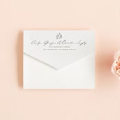 "Peaks" - Savvy Wedding Invitations in Hunter by Sarah Brown - Closed