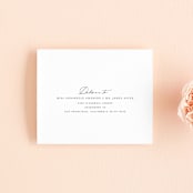 "Peaks" - Savvy Wedding Invitations in Hunter by Sarah Brown - FREE Recipient Addressing
