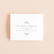 "Fringe" - Savvy Wedding Invitations in Midnight by Leah Bisch - FREE Recipient Addressing