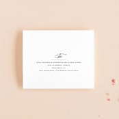"Lasting love" - Savvy Wedding Invitations in Snow by Stacey Meacham - FREE Recipient Addressing