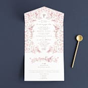 "meadow cross" - Savvy Wedding Invitations in Spring by Phrosné Barwood - Open