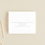 "Song of Solomon" - Savvy Wedding Invitations in Slate by Vanessa Doyle - FREE Recipient Addressing
