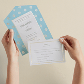 "Shraddha" - Savvy Wedding Invitations in Celestial by Deynaaz Daraei - Animated View