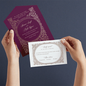 "Zardozi" - Savvy Wedding Invitations in Amethyst by Mansi Verma - Animated View