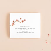 "Love Blossom" - Savvy Wedding Invitations in Blush by Petra Kern - FREE Recipient Addressing