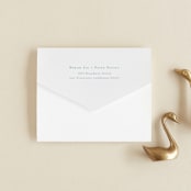 "waves" - Savvy Wedding Invitations in Aqua by Jessie Steury - Closed
