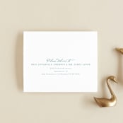 "waves" - Savvy Wedding Invitations in Aqua by Jessie Steury - FREE Recipient Addressing