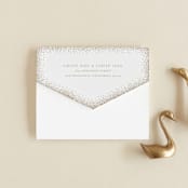"glitter arch" - Savvy Wedding Invitations in Champagne by Design Lotus - Closed