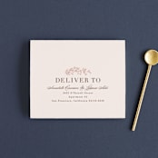 "Autumnal Arch" - Savvy Wedding Invitations in Blush by Hooray Creative - FREE Recipient Addressing