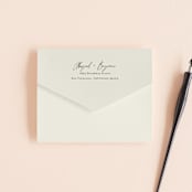 "Together" - Savvy Wedding Invitations in Cream Puff by Pixel and Hank - Closed
