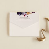 "Bouquet" - Savvy Wedding Invitations in Cream by Lori Wemple - Closed