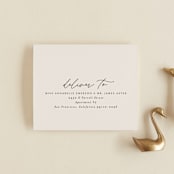 "Encircled Love" - Savvy Wedding Invitations in Taupe by Kelly Schmidt - FREE Recipient Addressing