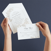 "Bianca" - Savvy Wedding Invitations in Ink by Kristie Kern - Animated View