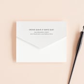 "Modern Marble" - Savvy Wedding Invitations in Cloud by Kelly Schmidt - Closed