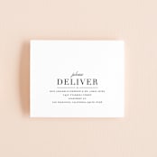 "Deluxe" - Savvy Wedding Invitations in Tuxedo by Jennifer Postorino - FREE Recipient Addressing