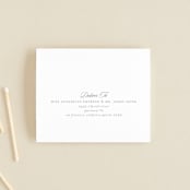 "Cascade" - Savvy Wedding Invitations in Mist by Lori Wemple - FREE Recipient Addressing