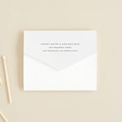 "Geo Chic" - Savvy Wedding Invitations in Charcoal by Hooray Creative - Closed