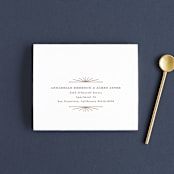 "Art Deco Border" - Savvy Wedding Invitations in Blush by Hooray Creative - FREE Recipient Addressing