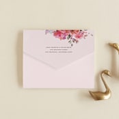 "Blossoms" - Savvy Wedding Invitations in Blush by Lori Wemple - Closed
