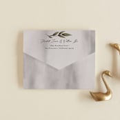 "Cascading Vine" - Savvy Wedding Invitations in Ivory by Susan Moyal - Closed