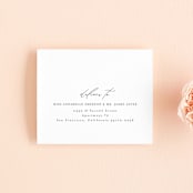 "Brushed Accent" - Savvy Wedding Invitations in Classic by Kelly Schmidt - FREE Recipient Addressing