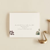 "evergreen" - Savvy Wedding Invitations in Shamrok by Leah Bisch - FREE Recipient Addressing