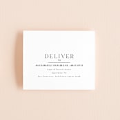 "Finley" - Savvy Wedding Invitations in Graphite by Kristie Kern - FREE Recipient Addressing