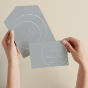 "lili" - Savvy Wedding Invitations in Ash by Lori Wemple - Animated View