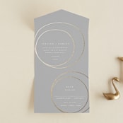"lili" - Savvy Wedding Invitations in Ash by Lori Wemple - Open