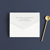 "Initially Yours" - Savvy Wedding Invitations in Salt by Hooray Creative - Closed