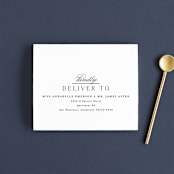 "Initially Yours" - Savvy Wedding Invitations in Salt by Hooray Creative - FREE Recipient Addressing