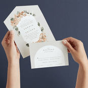 "Bloom" - Savvy Wedding Invitations in Tea by Leah Bisch - Animated View