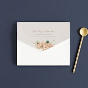"Bloom" - Savvy Wedding Invitations in Tea by Leah Bisch - Closed