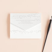 "Starry Sky" - Savvy Wedding Invitations in Iridescent by Phrosné Barwood - Closed