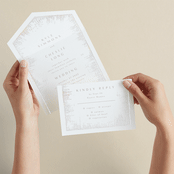"Dazzling" - Savvy Wedding Invitations in Opal by Phrosné Barwood - Animated View