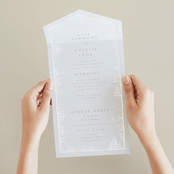 "Dazzling" - Savvy Wedding Invitations in Opal by Phrosné Barwood - Foil Interior