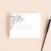 "Beautiful Bouquet" - Savvy Wedding Invitations in Cathedral by Jennifer Postorino - FREE Recipient Addressing
