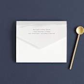"Halcyon" - Savvy Wedding Invitations in Snow by Leah Bisch - Closed