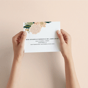"Classic Floral" - Savvy Wedding Invitations in Spring Blush by Alethea and Ruth - How it works