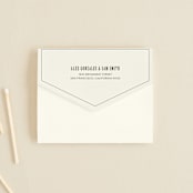 "Vintage Garden Invite" - Savvy Wedding Invitations in Vintage Beige by Alisa Wismer - Closed