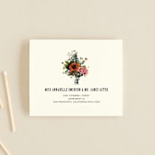 "Vintage Garden Invite" - Savvy Wedding Invitations in Vintage Beige by Alisa Wismer - FREE Recipient Addressing