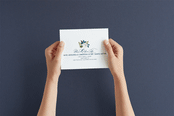 "Our Something Blue" - Savvy Wedding Invitations in Ocean by AK Graphics - How it works