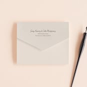 "Fireflies" - Savvy Wedding Invitations in Zuni Brown by Paige Rothhaar - Closed
