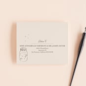 "Fireflies" - Savvy Wedding Invitations in Zuni Brown by Paige Rothhaar - FREE Recipient Addressing