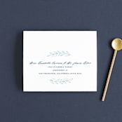 "misty forest" - Savvy Wedding Invitations in Navy by Ariel Rutland - FREE Recipient Addressing