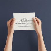 "Deco Nouveau" - Savvy Wedding Invitations in Cream by GeekInk Design - How it works