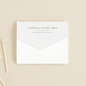 "divine" - Savvy Wedding Invitations in Gilded Gold by Jennifer Postorino - Closed