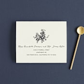 "Elegance Illustrated" - Savvy Wedding Invitations in Beige by Phrosné Barwood - FREE Recipient Addressing