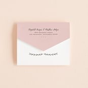 "Always" - Savvy Wedding Invitations in Blush by Susan Brown - Closed