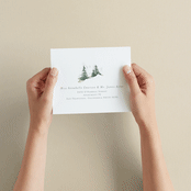 "On the Slopes" - Savvy Wedding Invitations in Fog by Mere Paper - How it works